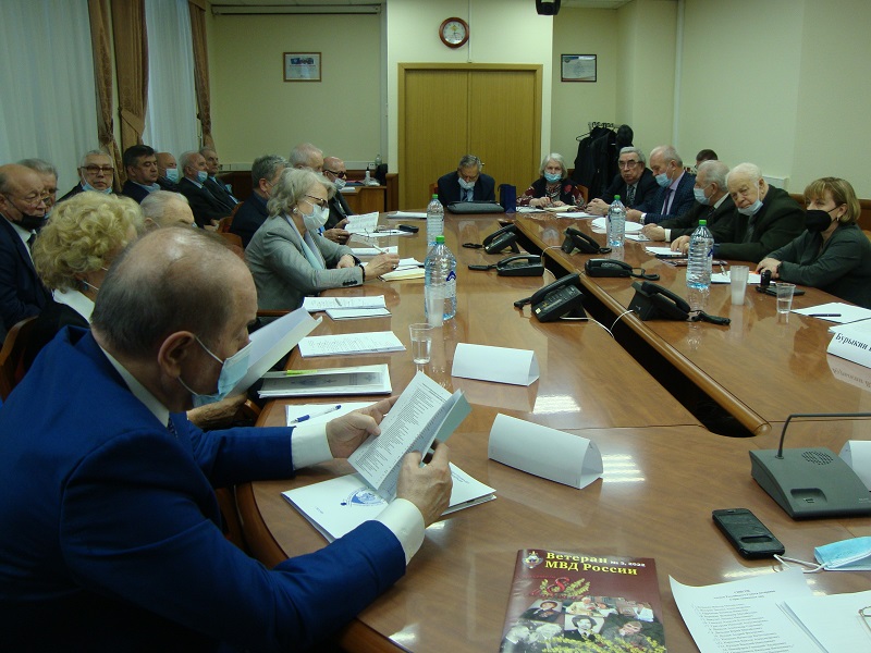В Москве прошло заседание Российского совета ветеранов органов внутренних дел и внутренних войск