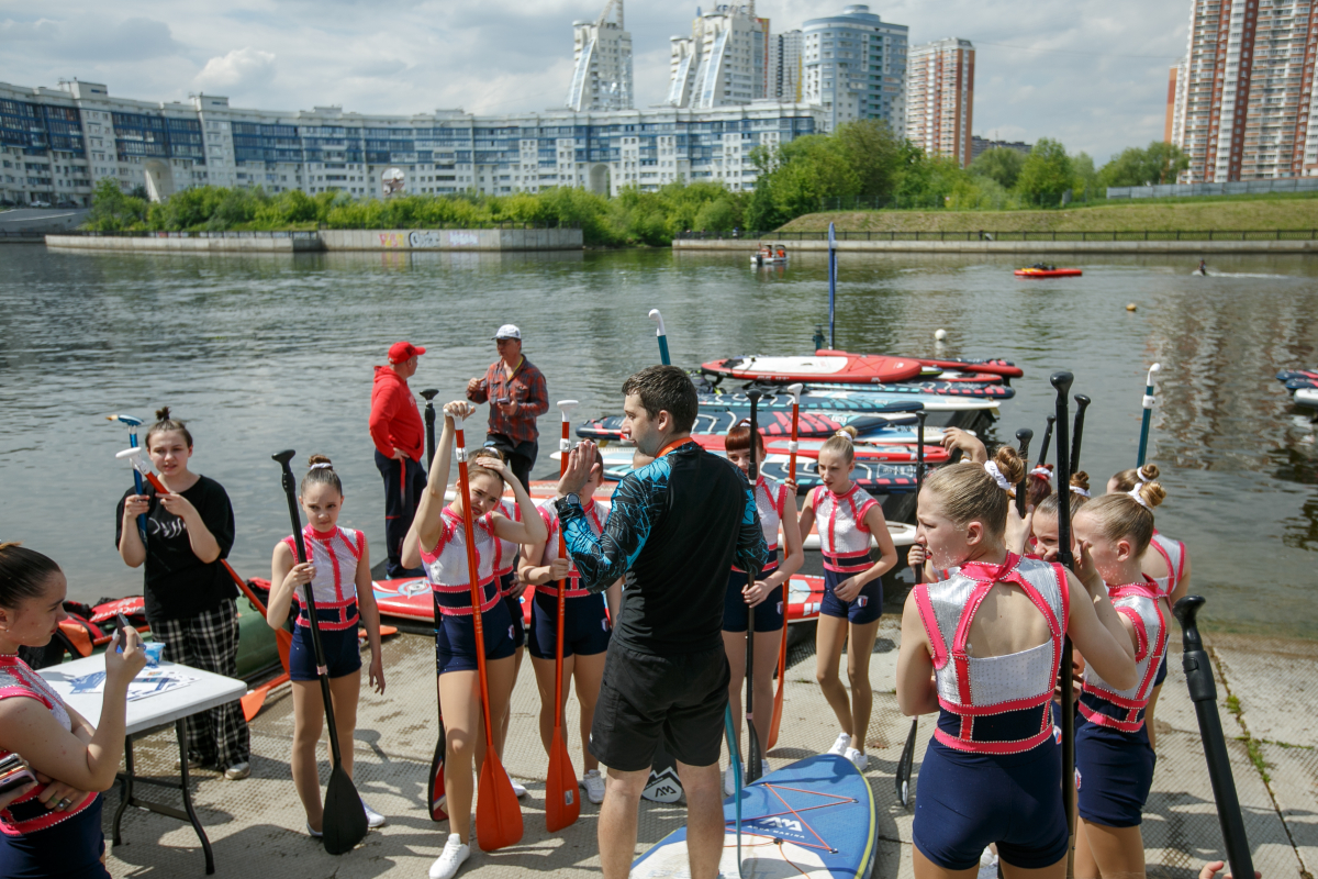В Подмосковье прошёл детский фестиваль сап-борда и водно-моторного спорта