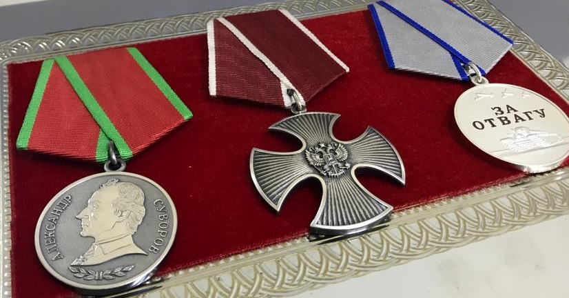 Отличившимся в ходе спецоперации росгвардейцам вручены государственные награды